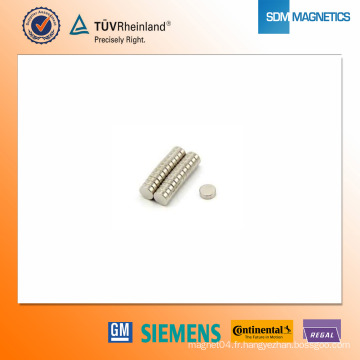 D6 * 2mm N42 Néodyme Aimant